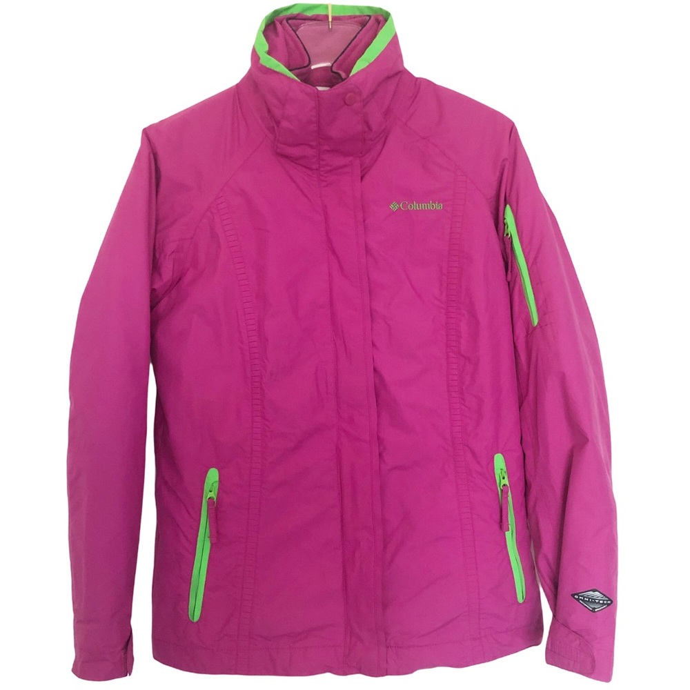 Columbia Womens Bugaboo Activewear 3-in-1 Pink Jacket Coat Full Zip - Size Small